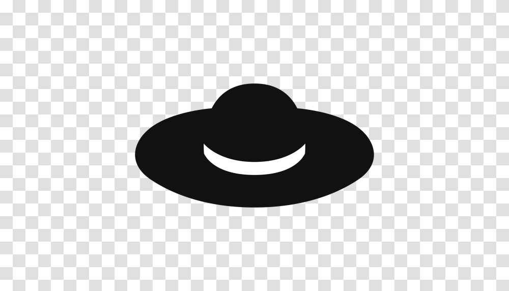 Floppy Straw Hat Flat Icon, Apparel, Sun Hat, Cowboy Hat Transparent Png