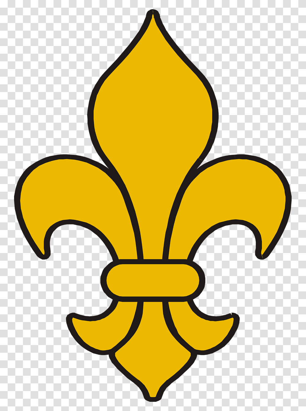 Flor De Lis Heraldry, Emblem, Stencil Transparent Png