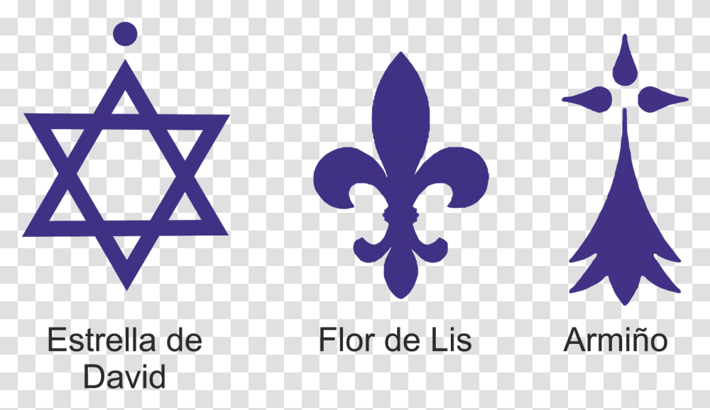 Flor De Lis Uv Star Of David, Purple, Plant, Flower Transparent Png