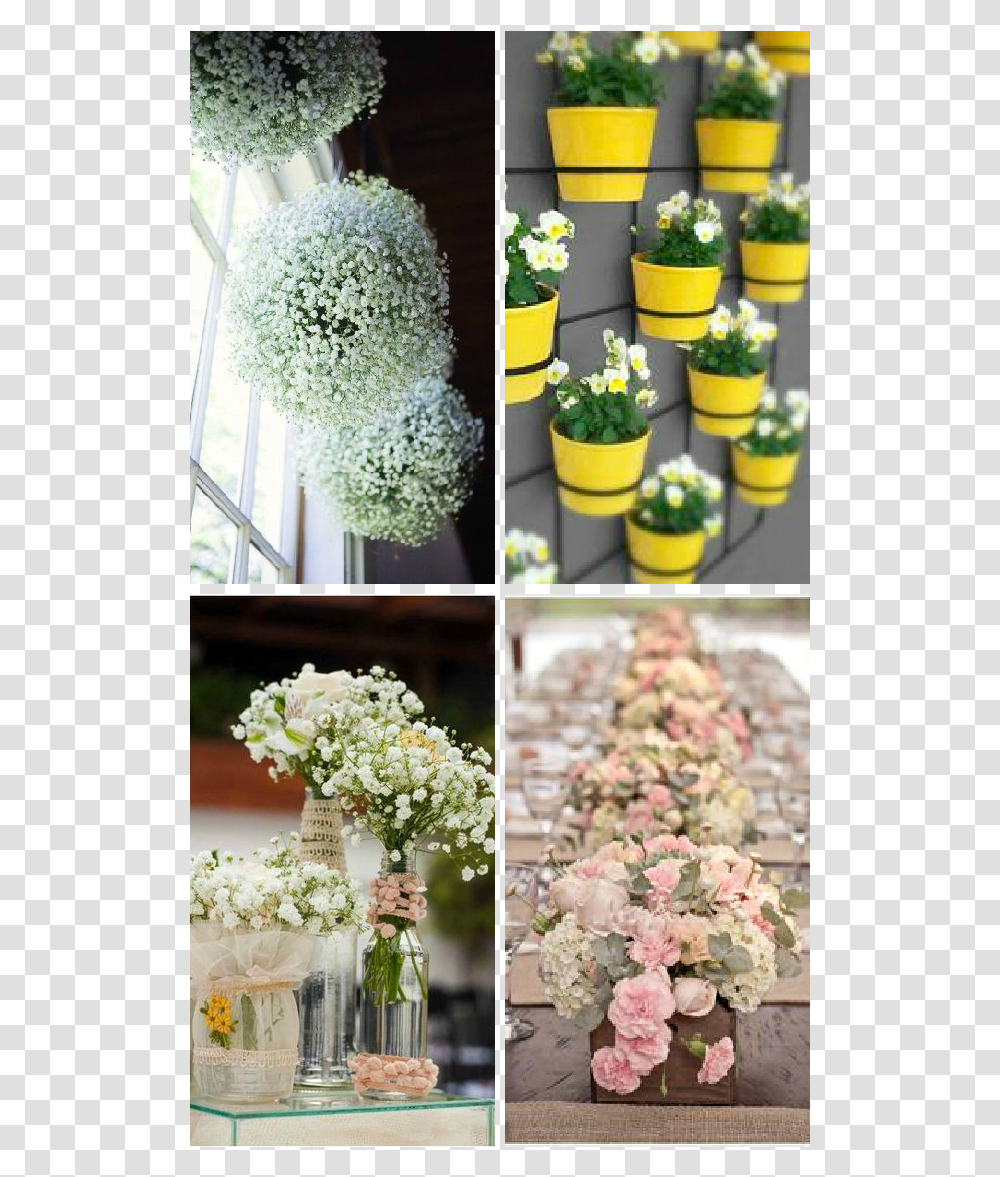Flor Ok Trang Tr Vn Phng Lm Vic Nh, Plant, Potted Plant, Vase, Jar Transparent Png