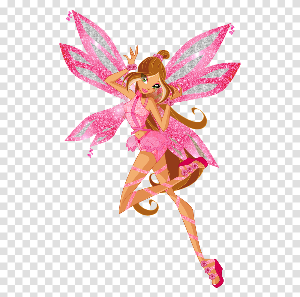Flora Fashion Doll Winx Flora Outfits, Toy, Barbie, Figurine Transparent Png