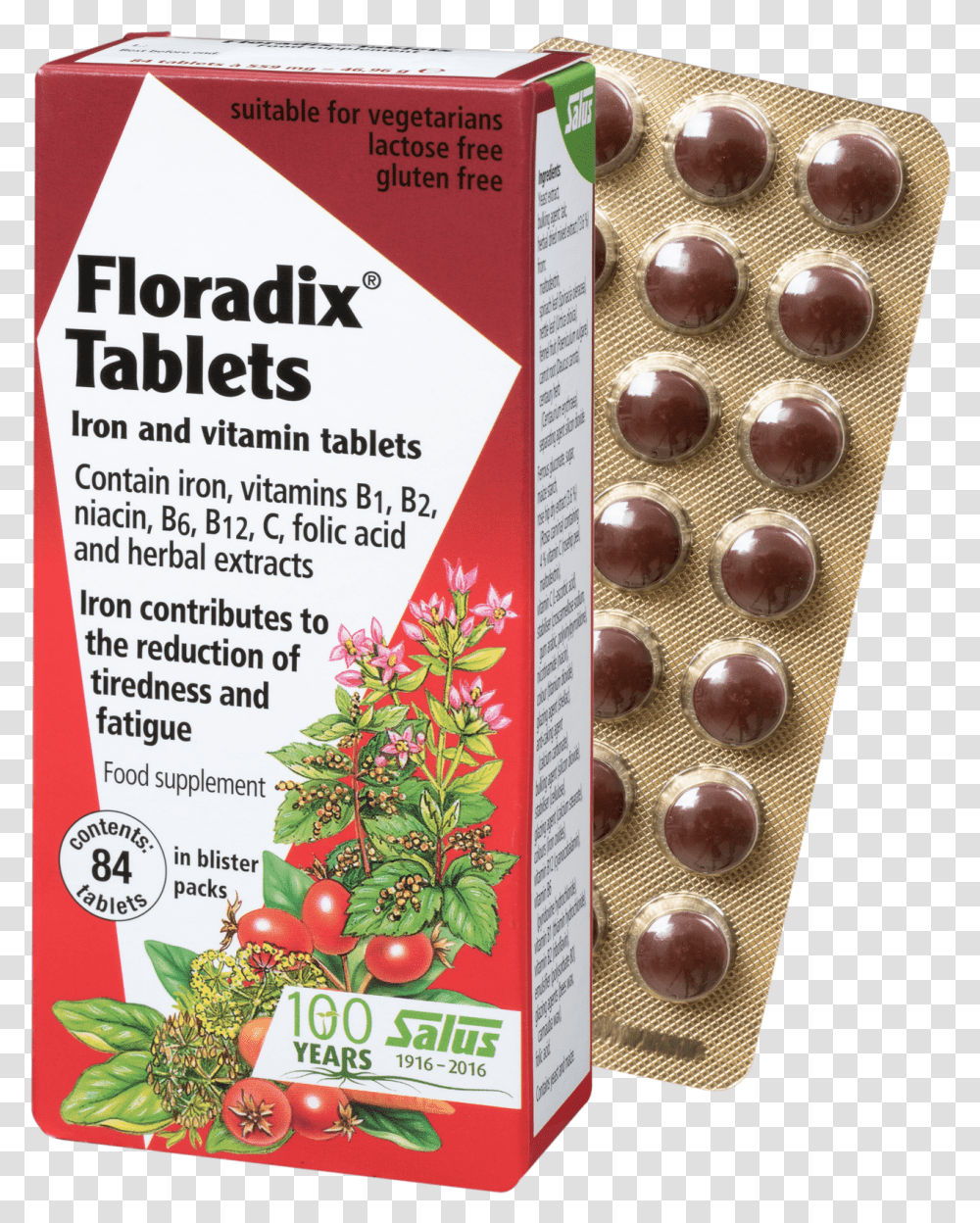 Floradix Tablets Download, Food, Plant, Menu, Medication Transparent Png