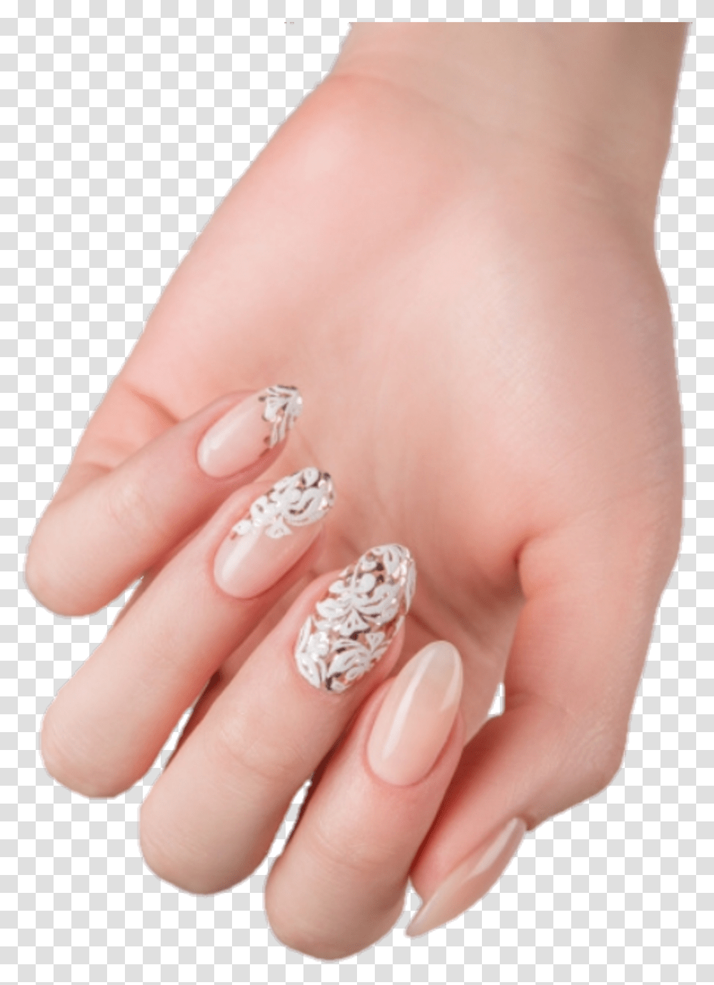 Floral Acrylic Acrylicnails Nailscute Aesthetic Niche Aesthetic Nails, Person, Human, Manicure, Ring Transparent Png