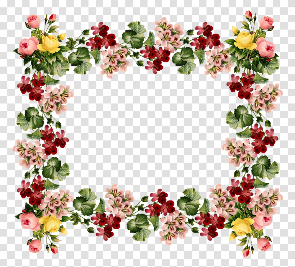 Floral Arch Flower Vintage Frame Border, Plant, Wreath, Blossom, Floral Design Transparent Png