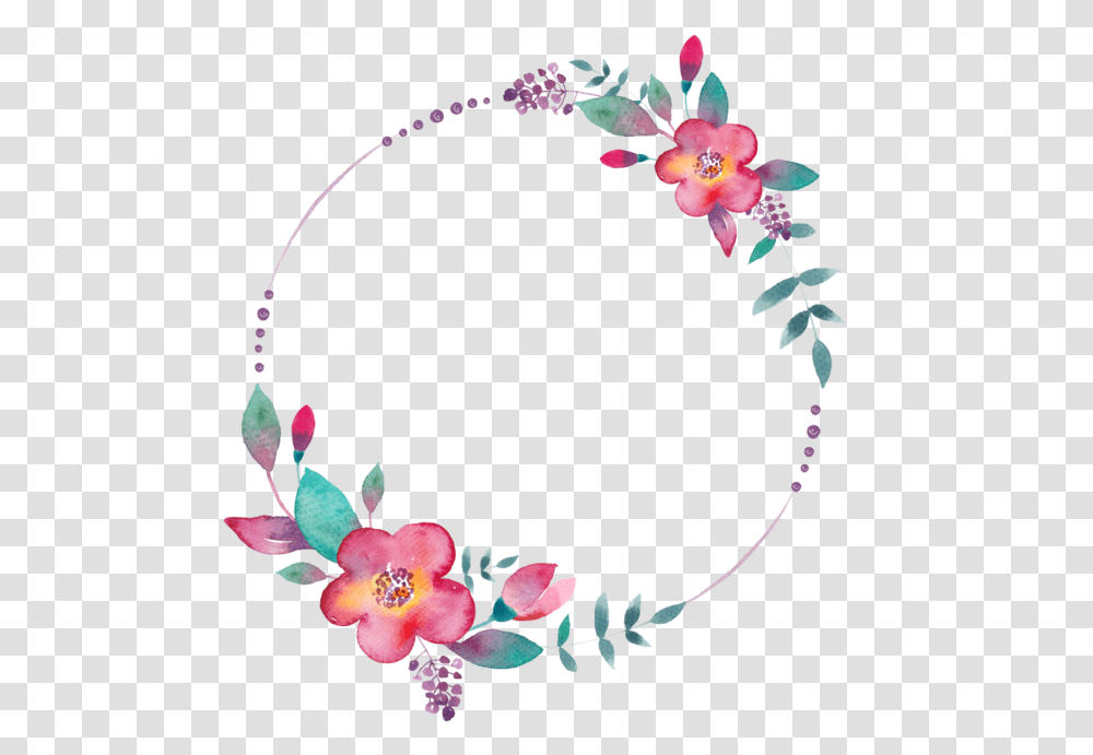 Floral Circle Flower Circle Background, Floral Design, Pattern, Graphics, Art Transparent Png