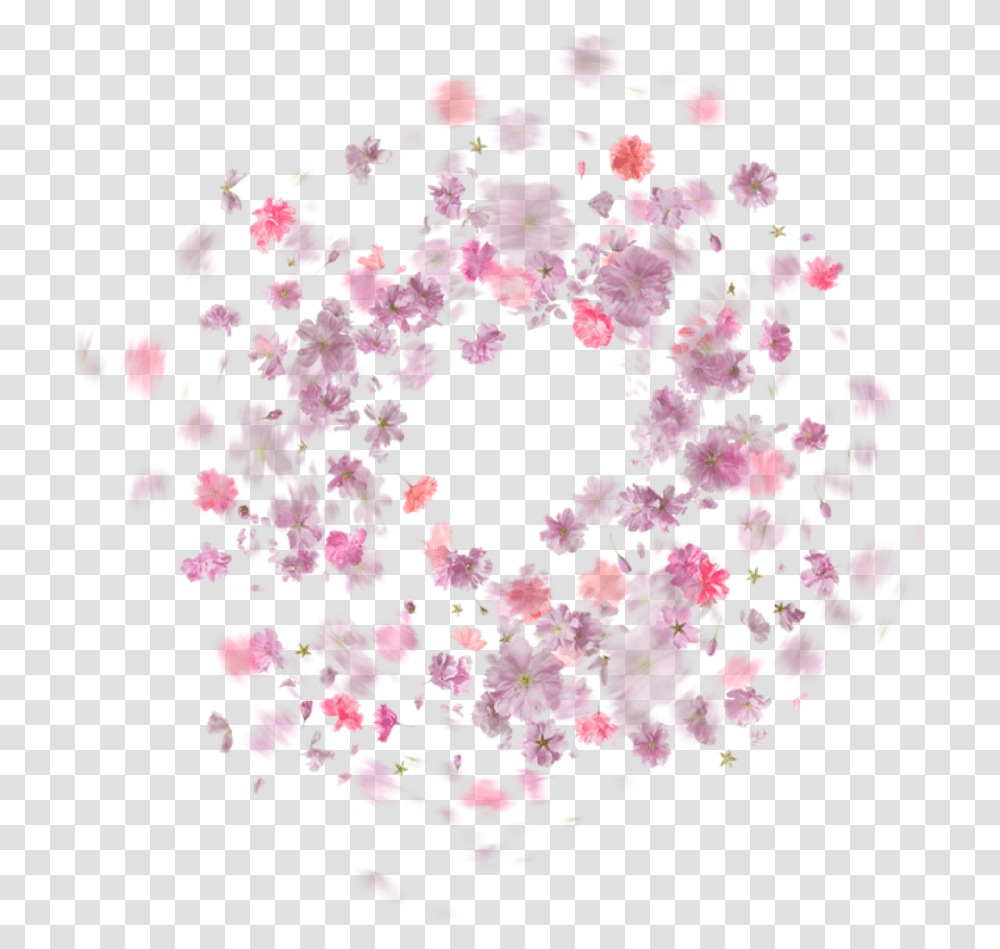 Floral Circle Flower Perfume, Paper, Pattern Transparent Png