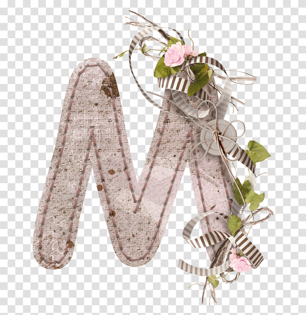 Floral Decoration Letter M Download M Floral Letter, Alphabet, Ornament, Number Transparent Png