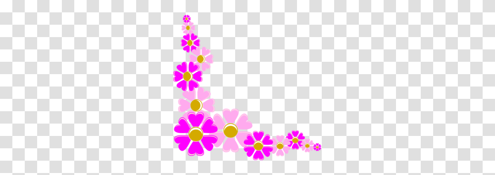 Floral Decorative Corner Clip Art, Floral Design, Pattern, Plant Transparent Png