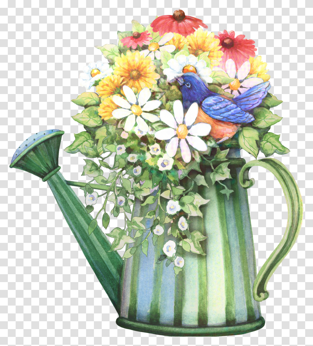 Floral Design Cut Flowers Flower Bouquet Flowerpot Bouquet, Plant, Flower Arrangement, Blossom, Bird Transparent Png