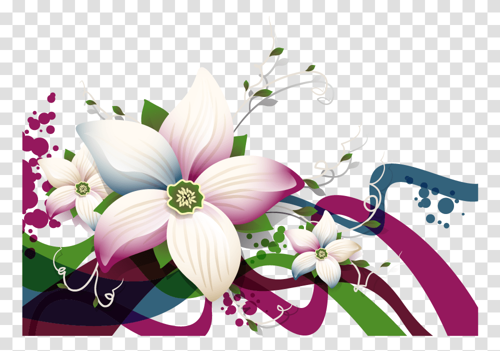 Floral Design Flower Art Vector Flower, Graphics, Pattern, Plant Transparent Png