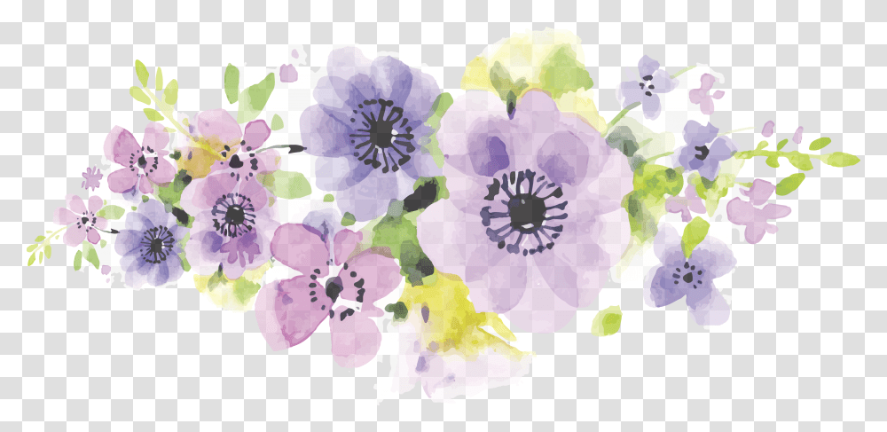 Floral Design Flower Floristry Business Card Purple Vector Purple Watercolor Flowers, Plant, Pattern Transparent Png