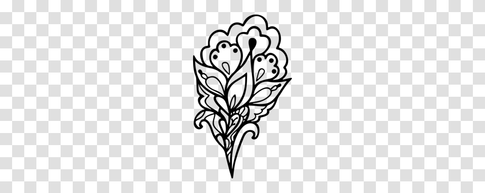 Floral Design Leaf Flowering Plant Line Art, Gray, World Of Warcraft Transparent Png