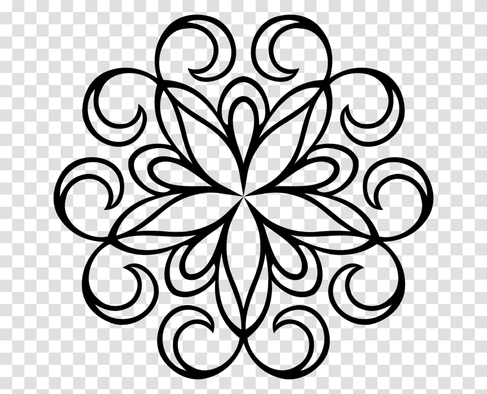 Floral Design Motif Drawing Art Arabesque, Gray, World Of Warcraft Transparent Png