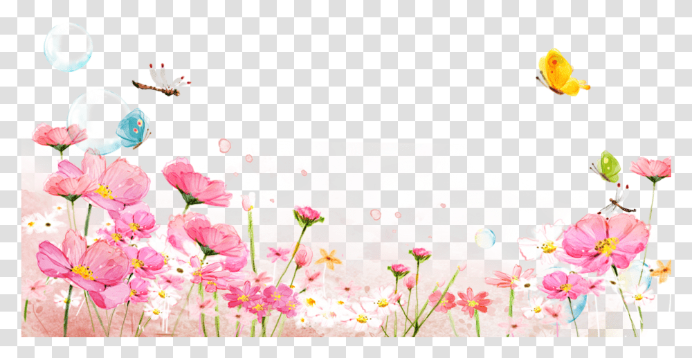 Floral Designs Free Watercolor Painting Flowers Background, Plant, Anther, Petal, Geranium Transparent Png