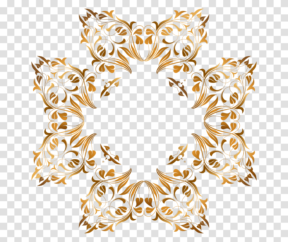 Floral Flourish Frame Floral Design, Pattern, Stencil Transparent Png