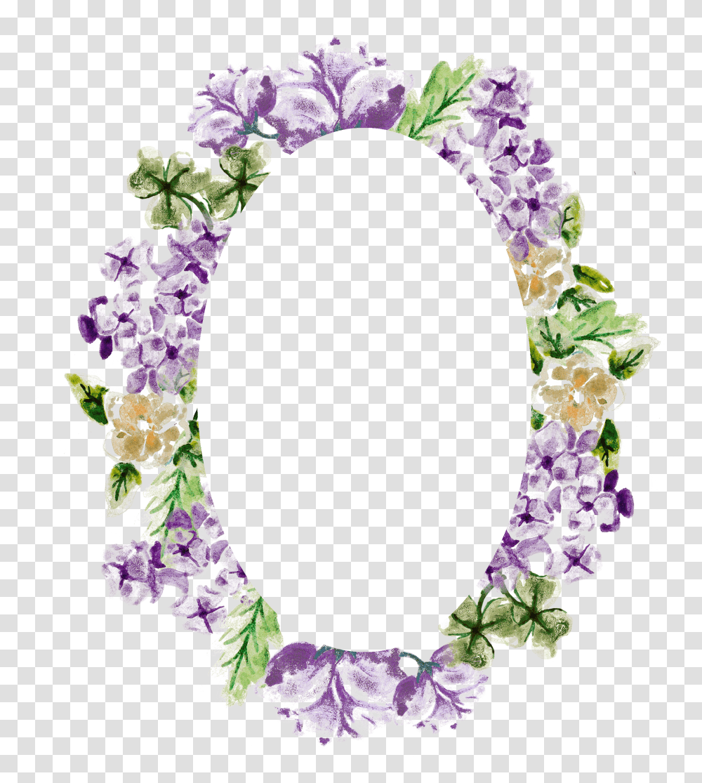 Floral Frame Bellflower Transparent Png