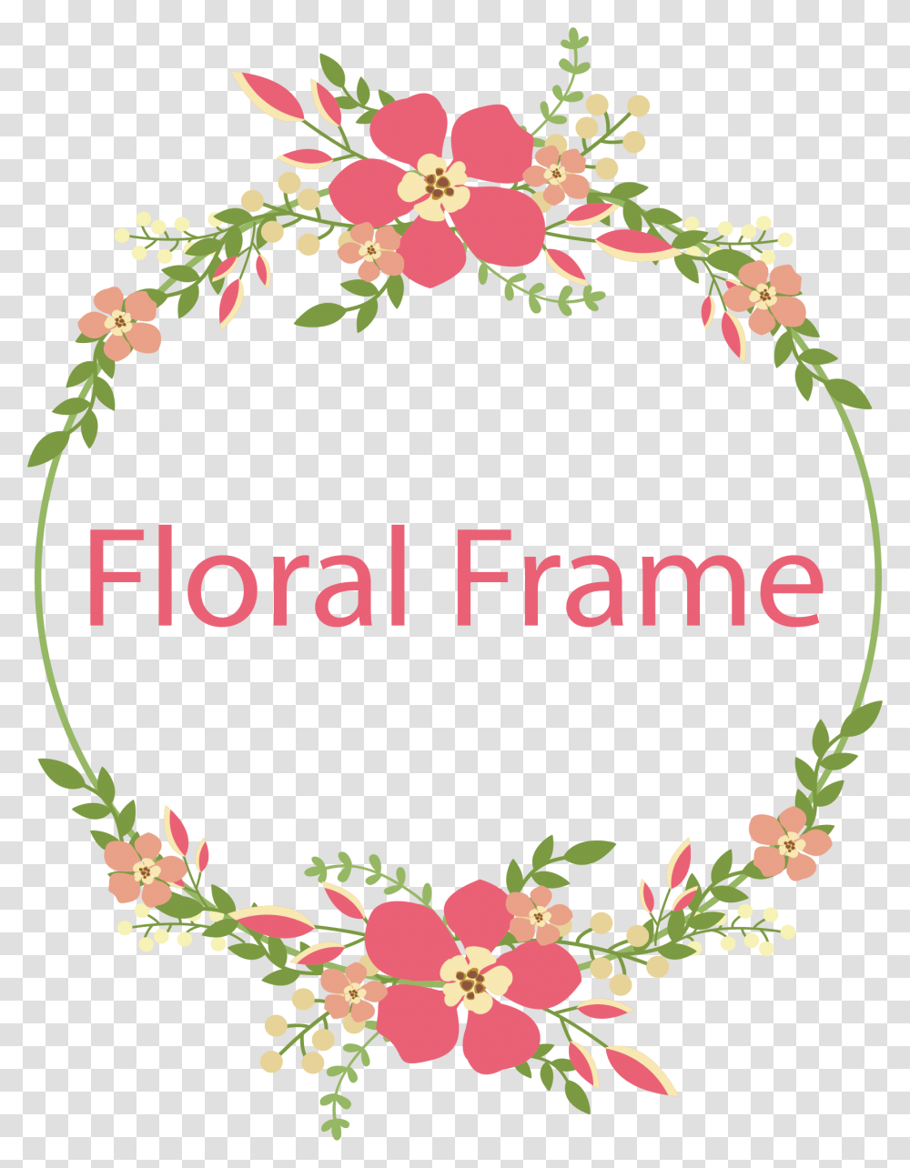 Floral Frame Cross Stitch Flower Border Free, Floral Design, Pattern Transparent Png