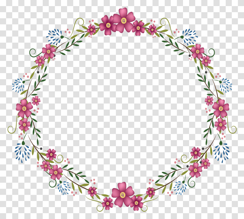 Floral Frame, Flower, Bracelet, Jewelry, Accessories Transparent Png