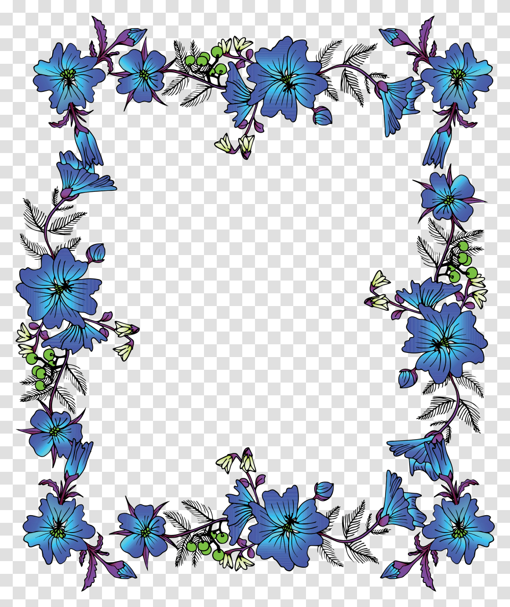 Floral Frame, Flower, Floral Design, Pattern Transparent Png