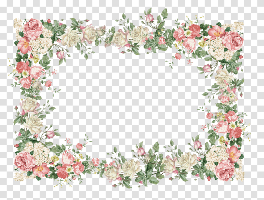 Floral Frame, Flower, Floral Design, Pattern Transparent Png