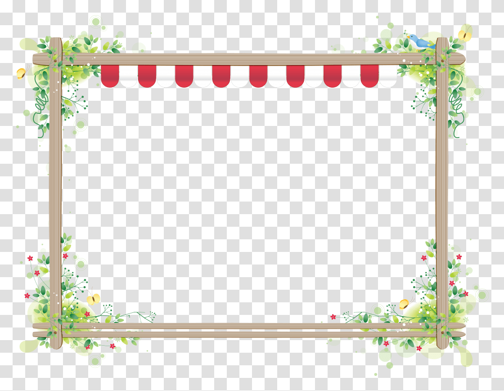 Floral Frame, Flower, Gate, Construction Crane, White Board Transparent Png