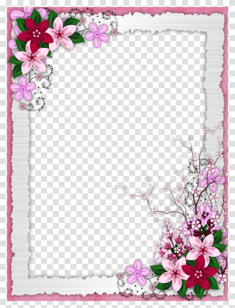 Floral Frame, Flower, Floral Design Transparent Png