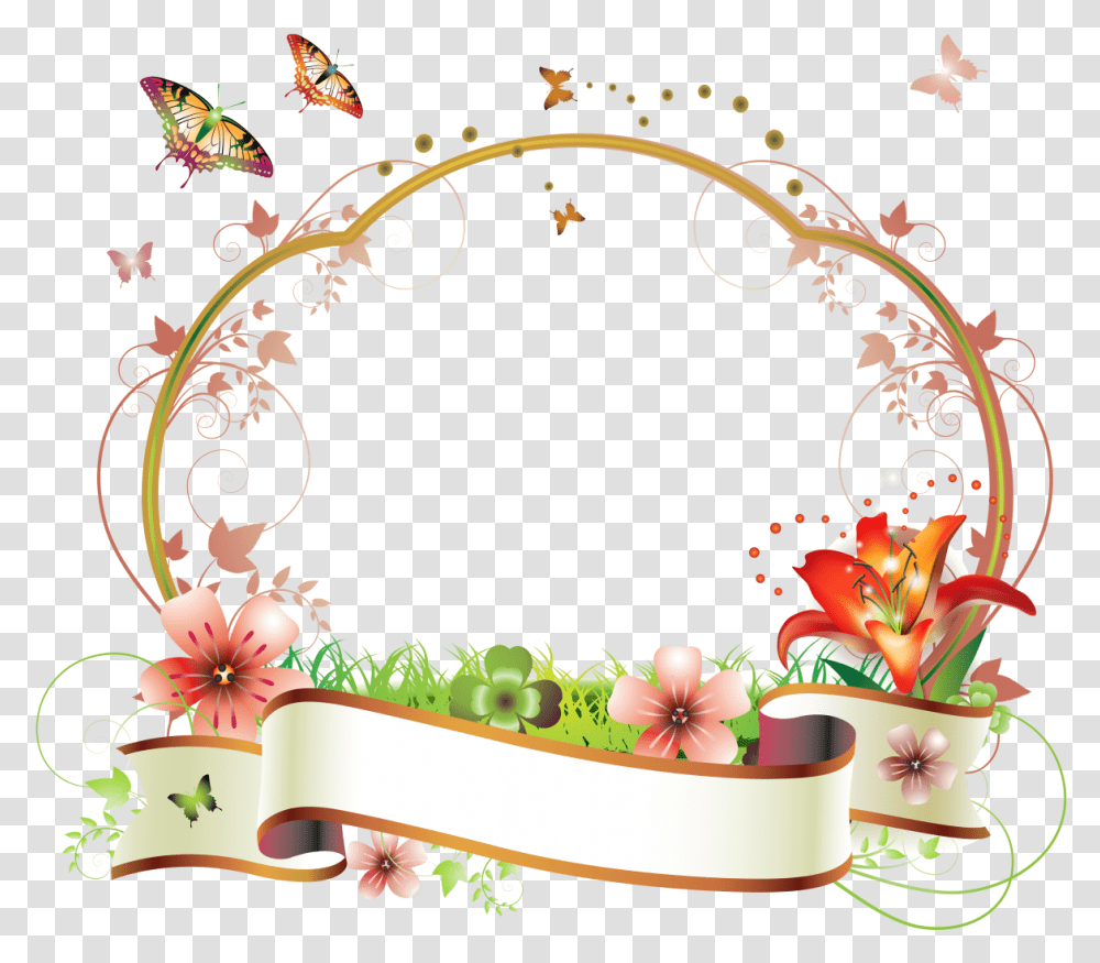 Floral Frame, Flower, Floral Design Transparent Png