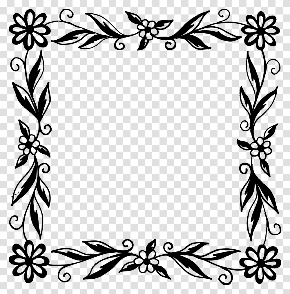 Floral Frame, Flower, Floral Design Transparent Png