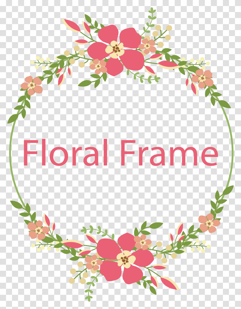 Floral Frame, Flower, Floral Design Transparent Png