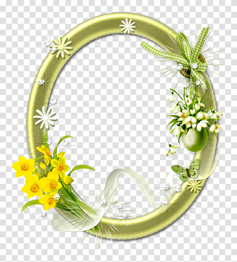 Floral Frame, Flower, Wreath Transparent Png