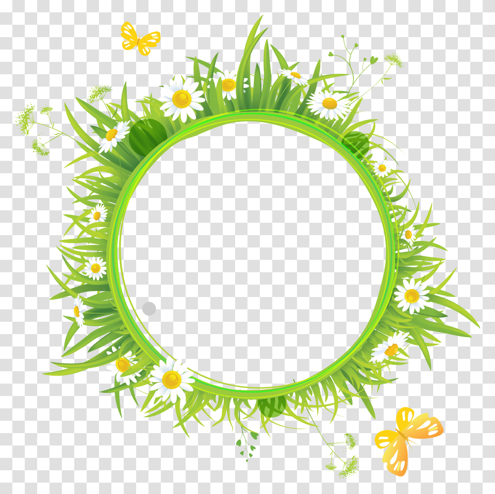 Floral Frame, Flower, Wreath Transparent Png