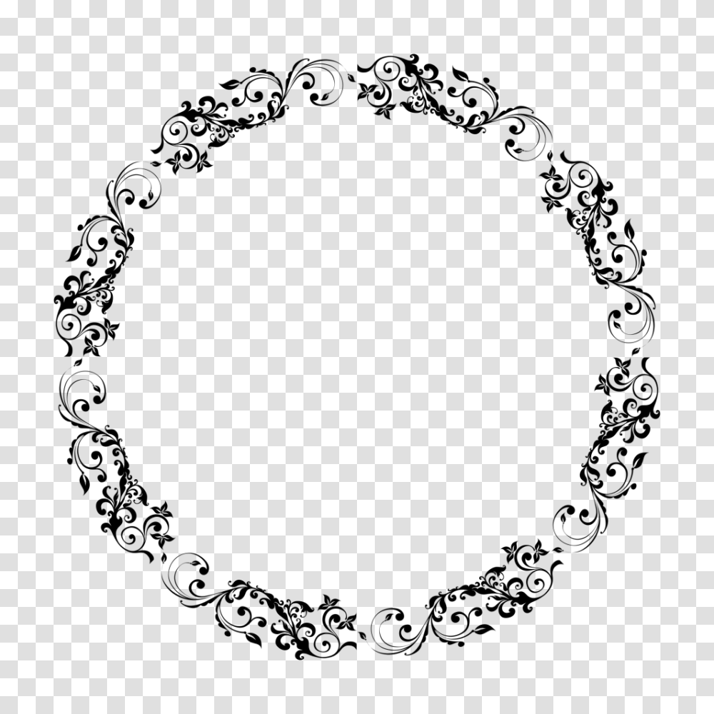 Floral Frame, Flower, Gray, World Of Warcraft Transparent Png