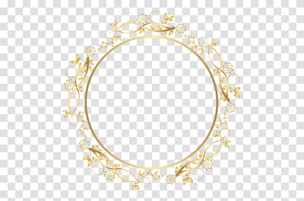 Floral Frame, Flower, Oval, Bracelet, Jewelry Transparent Png