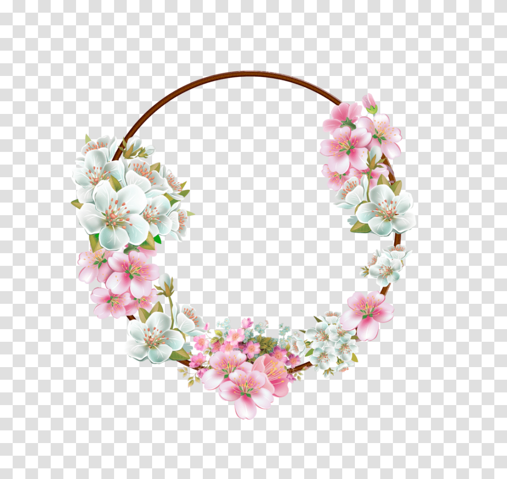 Floral Frame, Flower, Plant, Blossom, Flower Arrangement Transparent Png