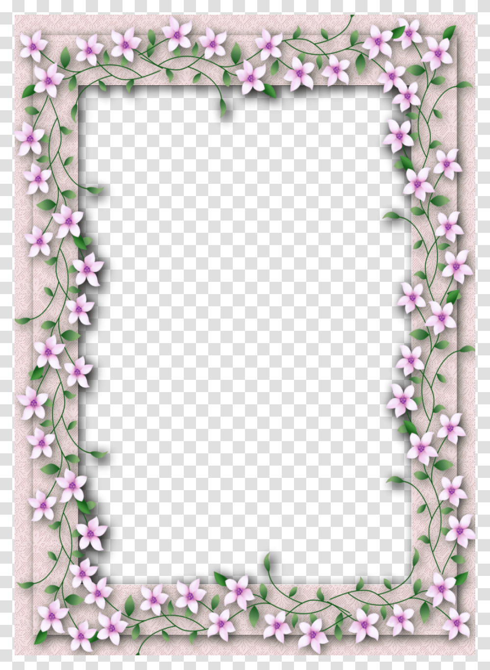 Floral Frame, Flower, Plant, Blossom, Gate Transparent Png