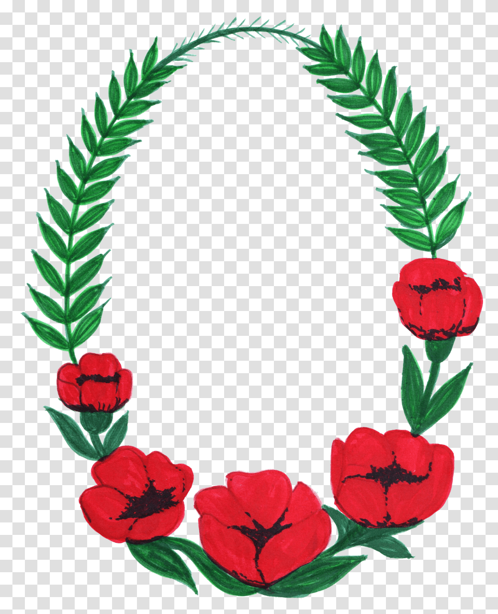 Floral Frame, Flower, Plant, Blossom, Petal Transparent Png