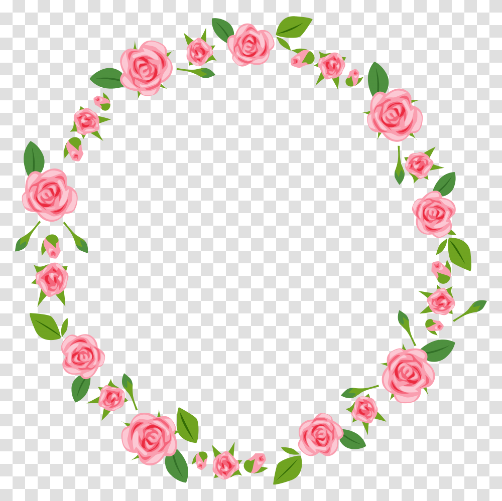 Floral Frame, Flower, Plant, Blossom, Wreath Transparent Png