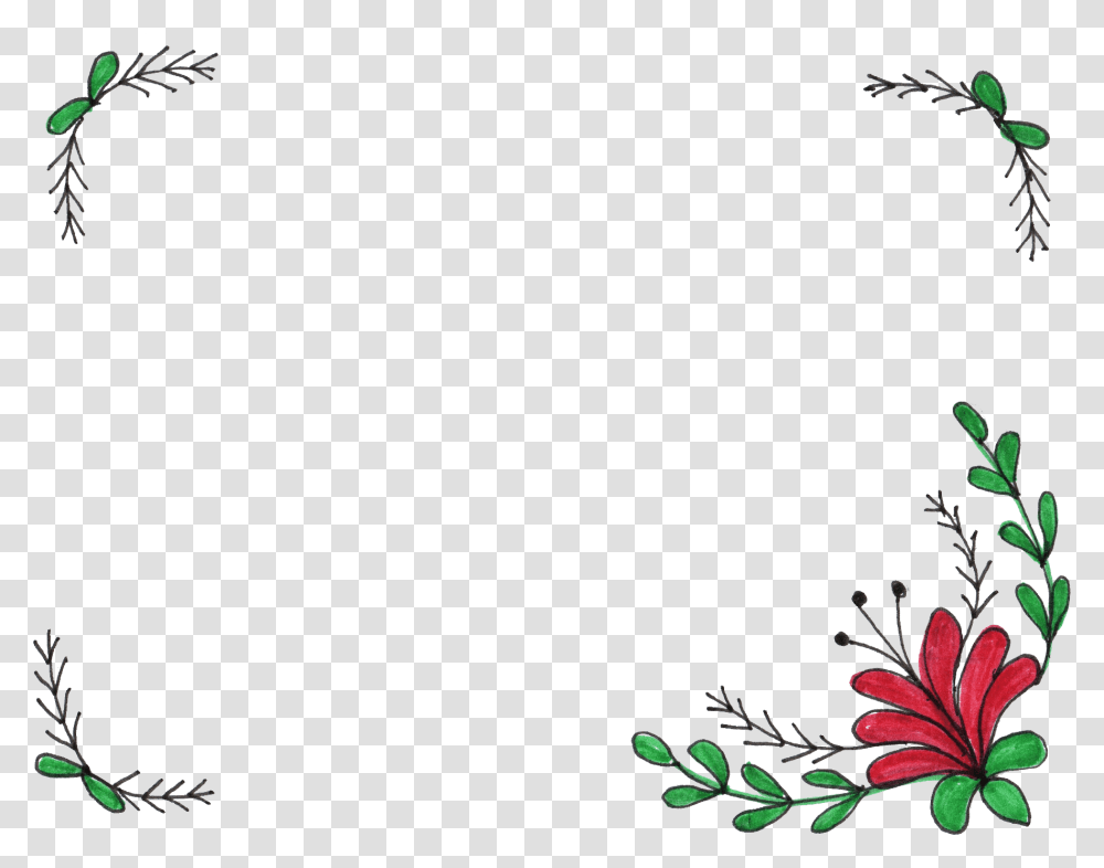 Floral Frame, Flower, Plant, Floral Design, Pattern Transparent Png