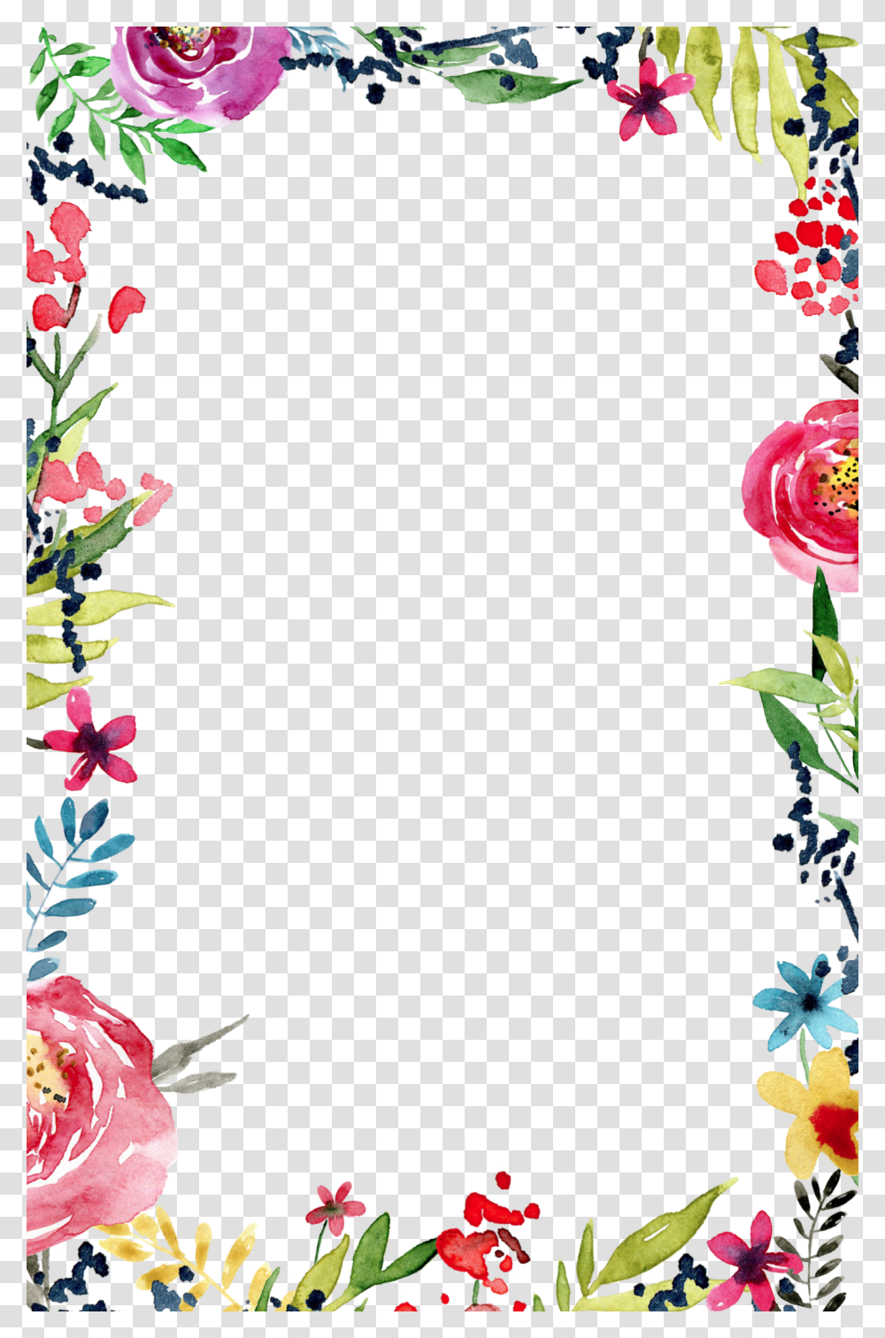 Floral Frame, Flower, Plant, Floral Design, Pattern Transparent Png