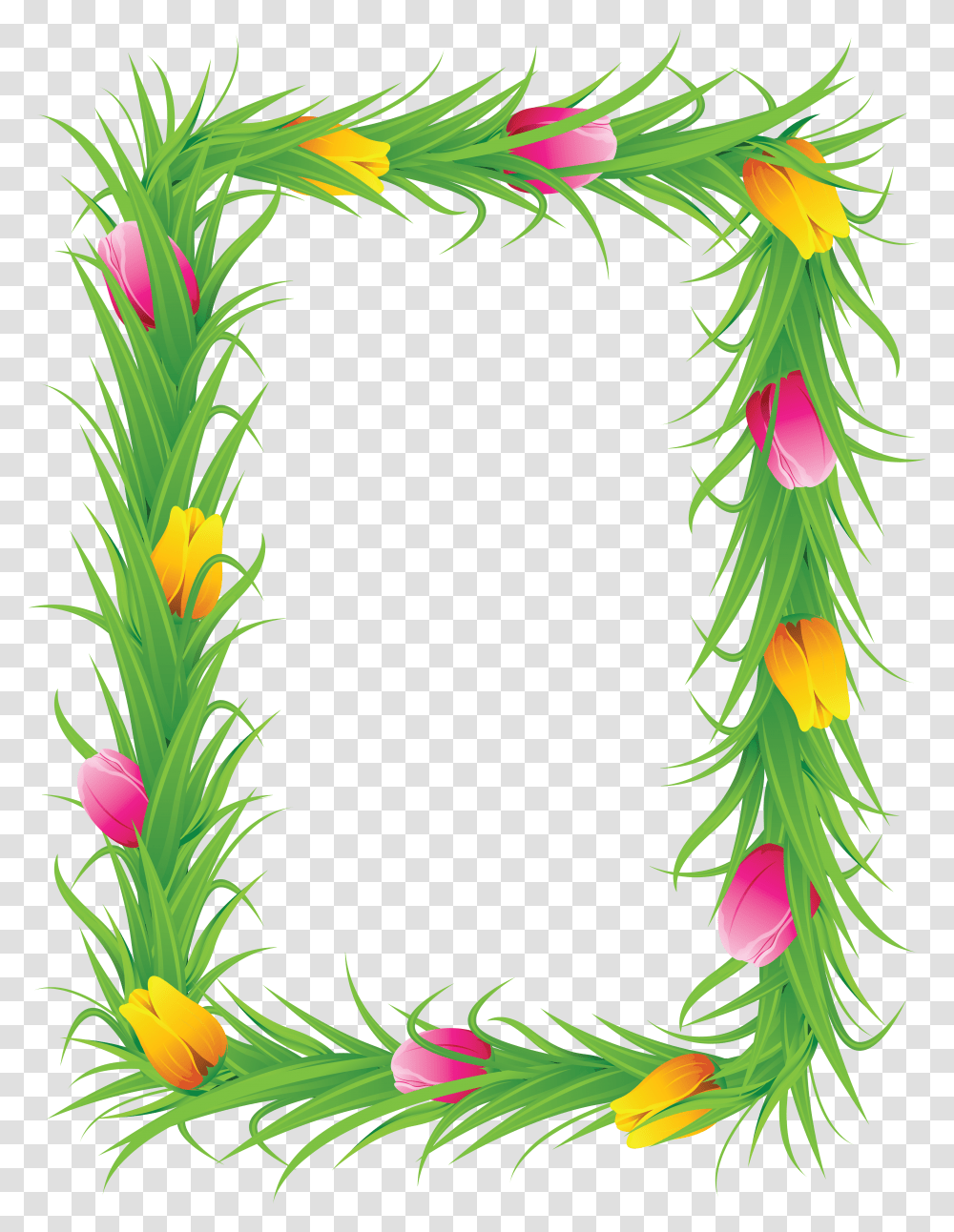 Floral Frame, Flower, Plant, Purple Transparent Png