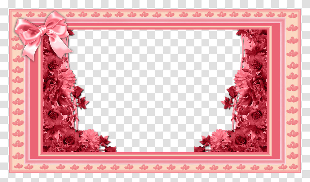 Floral Frame, Flower, Plant, Tree, Blossom Transparent Png