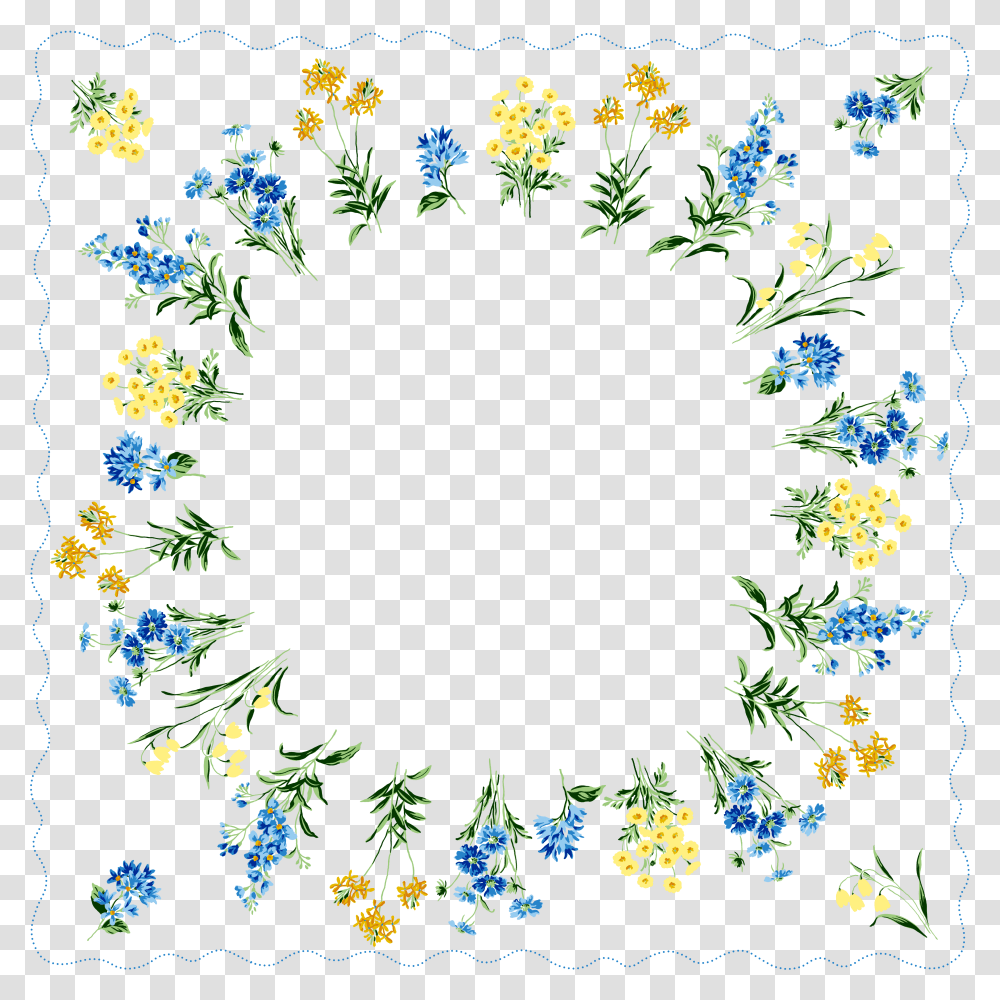 Floral Frame, Flower, Game, Jigsaw Puzzle Transparent Png