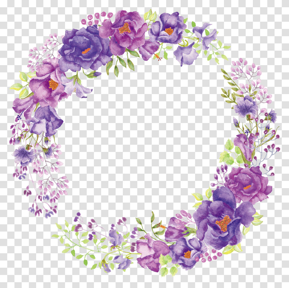 Floral Frame, Flower Transparent Png