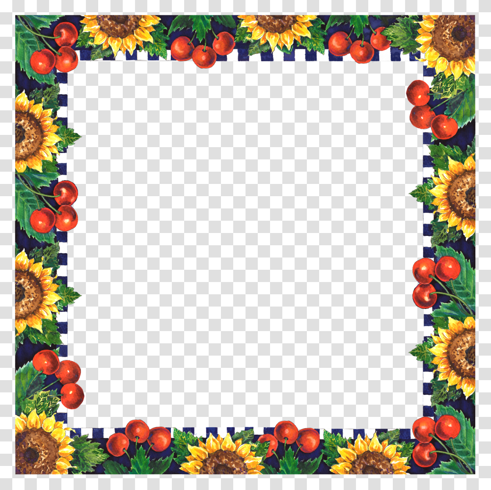 Floral Frame, Flower Transparent Png