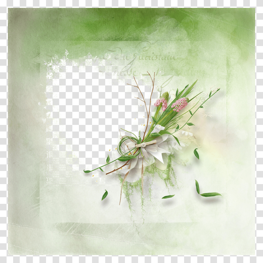 Floral Frame, Flower Transparent Png