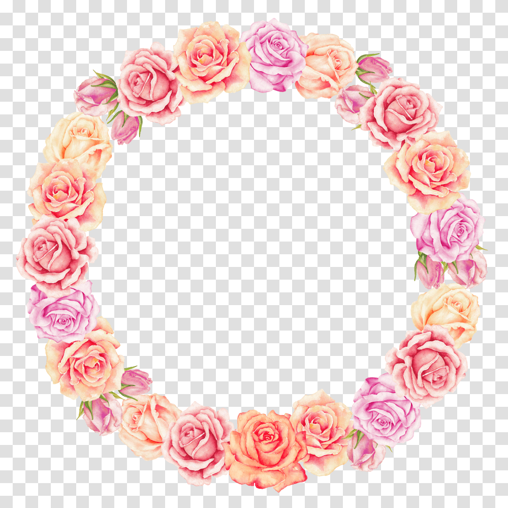 Floral Frame, Flower Transparent Png