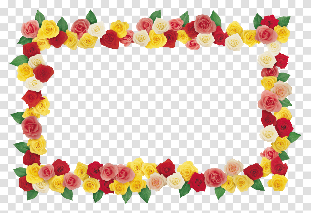 Floral Frame, Flower Transparent Png