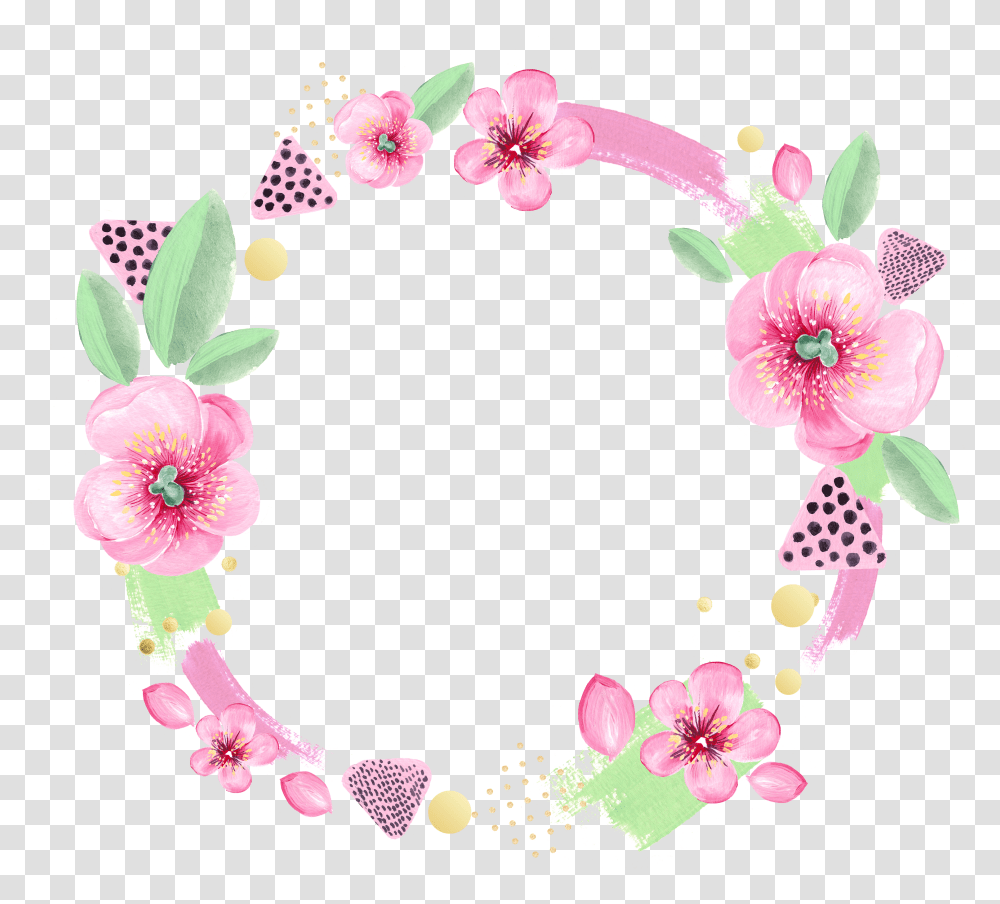 Floral Frame, Flower Transparent Png