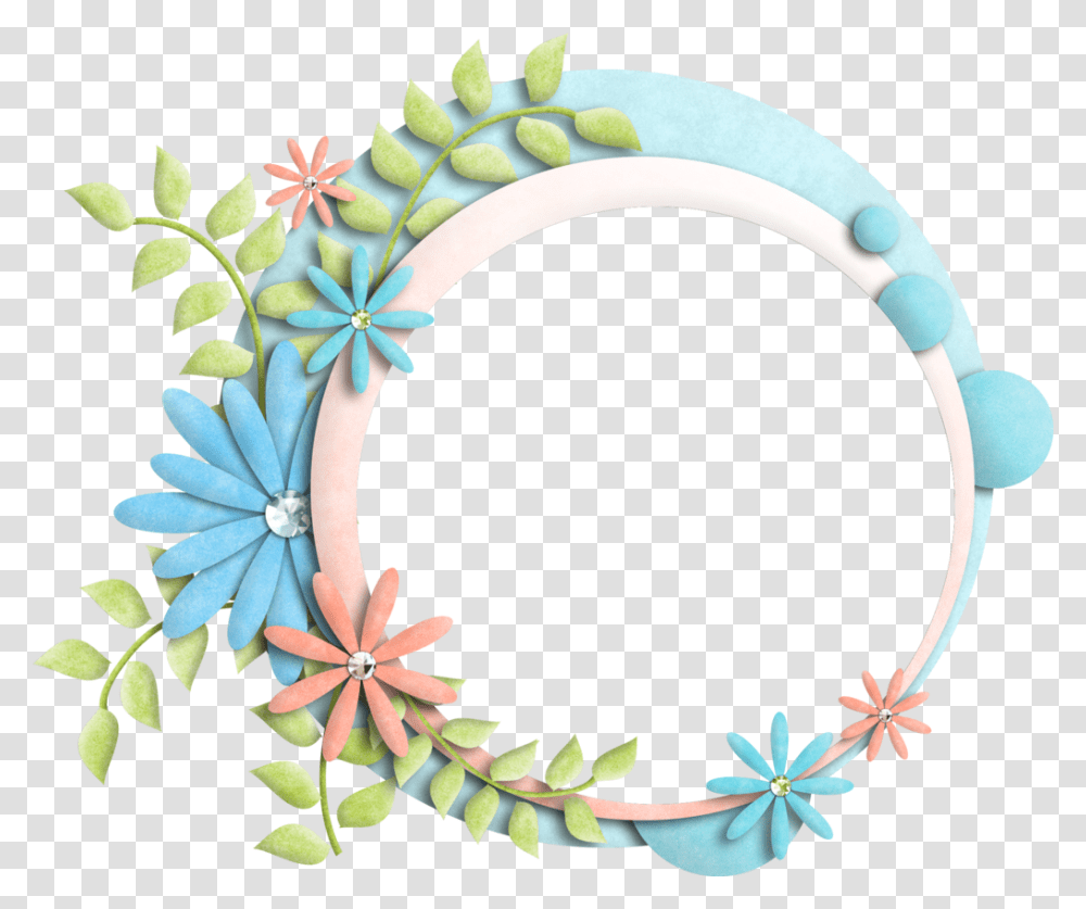 Floral Frame, Flower, Wreath, Bracelet, Jewelry Transparent Png