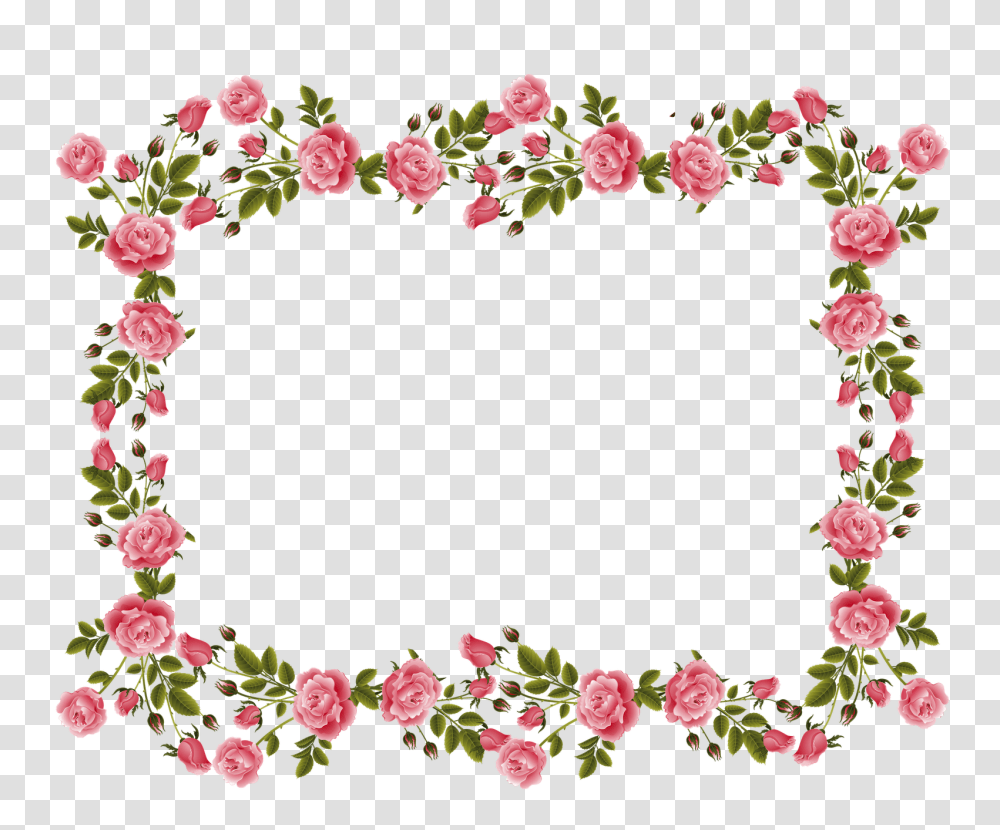 Floral Frame, Flower, Wreath, Plant, Blossom Transparent Png